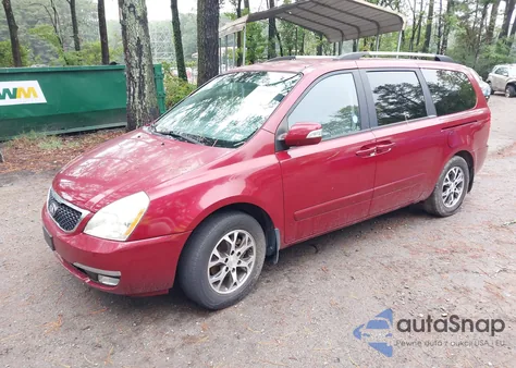 2014 Kia Sedona Lx из США, поврежденный, VIN KNDMG4C78E6577408